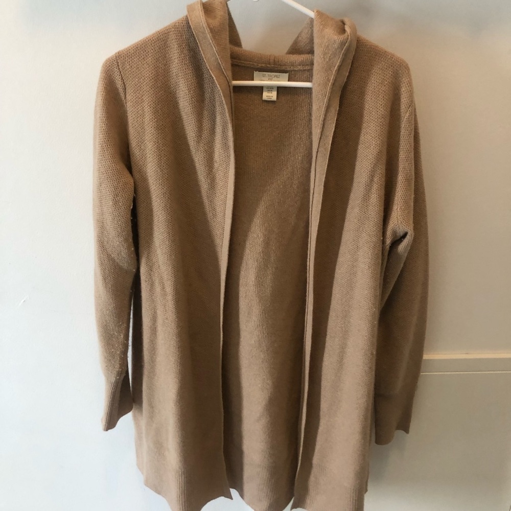 100% cashmere duster
